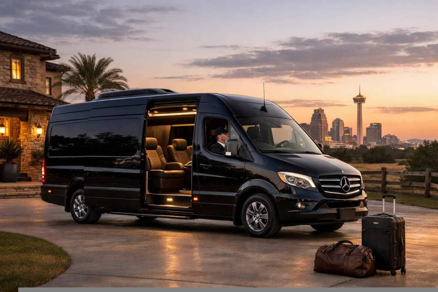 Best Sprinter Van Rental with Driver in Converse Texas