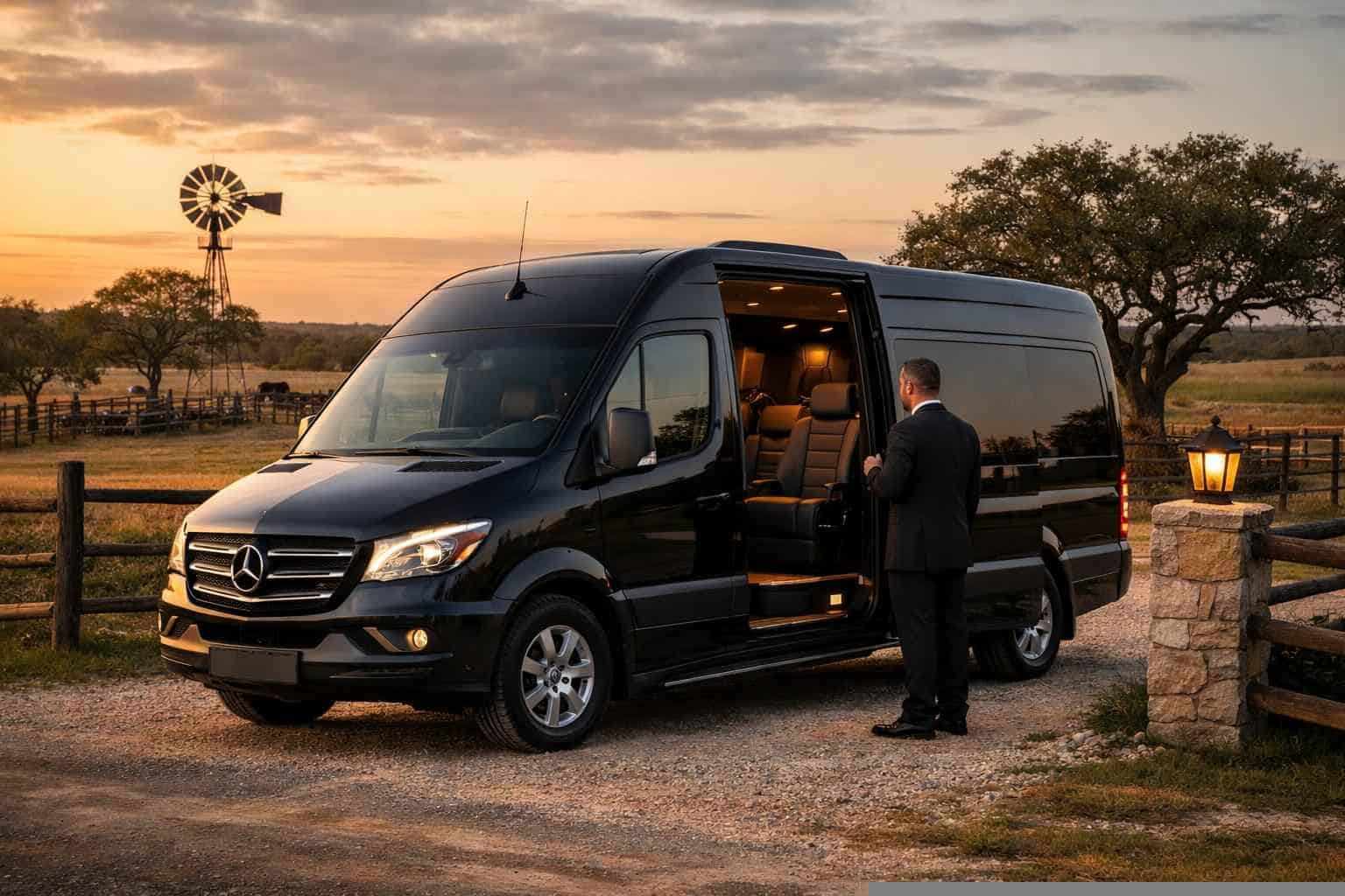 Best Sprinter Van Rental with Driver in Pleasanton Texas