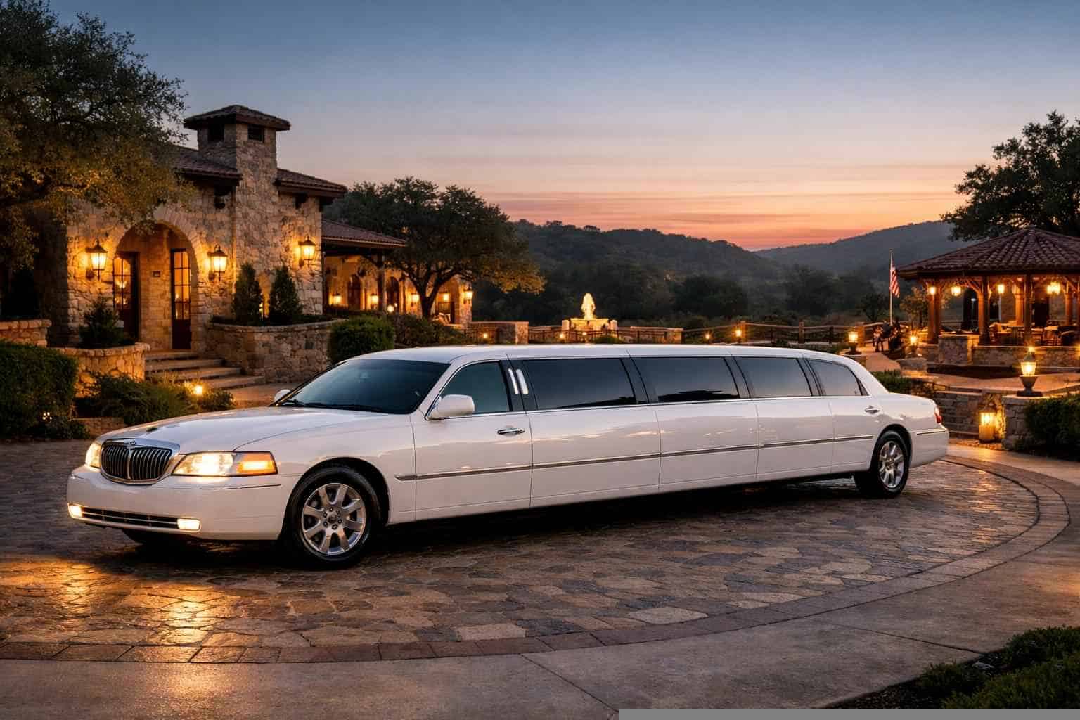 Best White Limo Rental in Helotes Texas