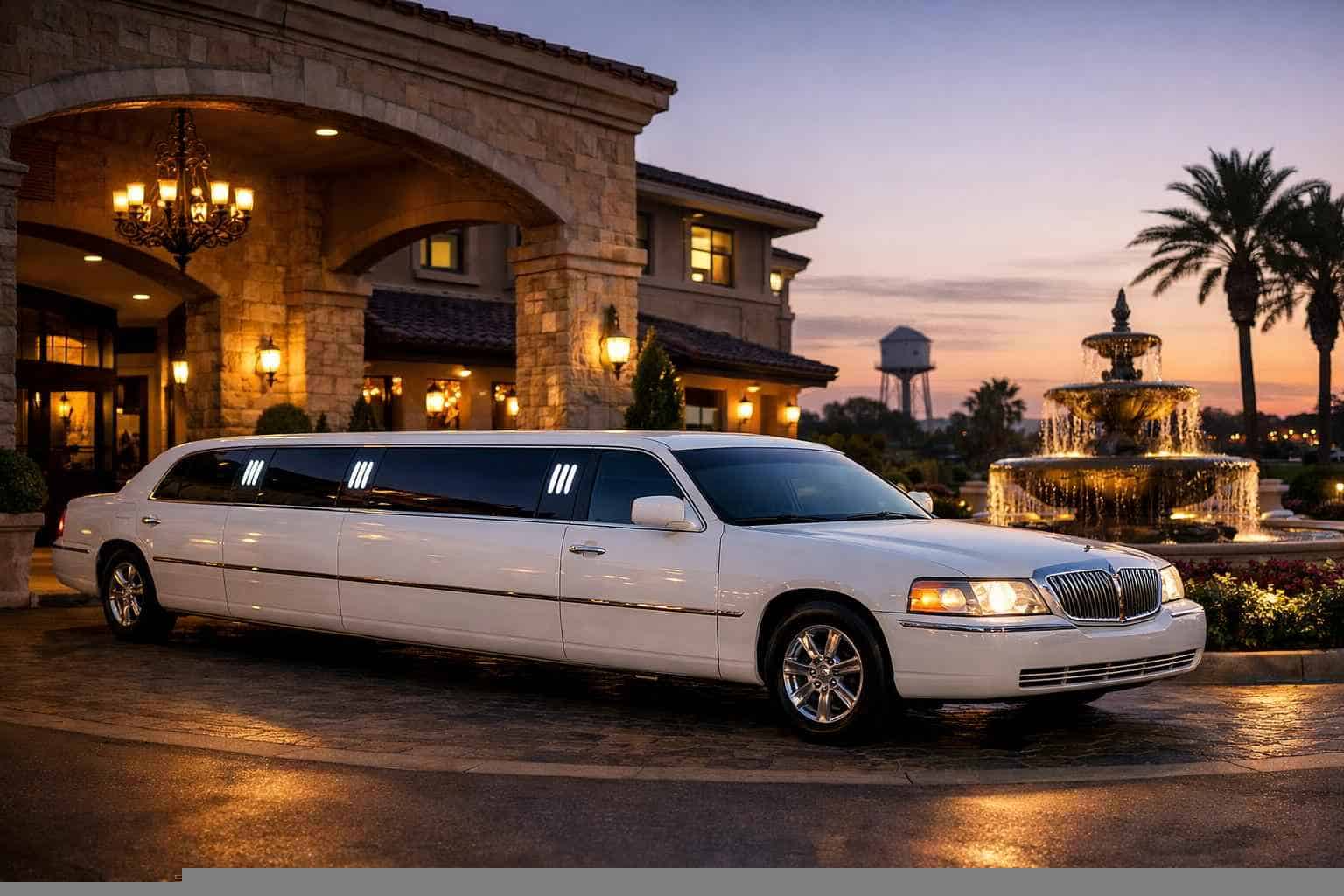 Best White Limo Rental in Selma Texas