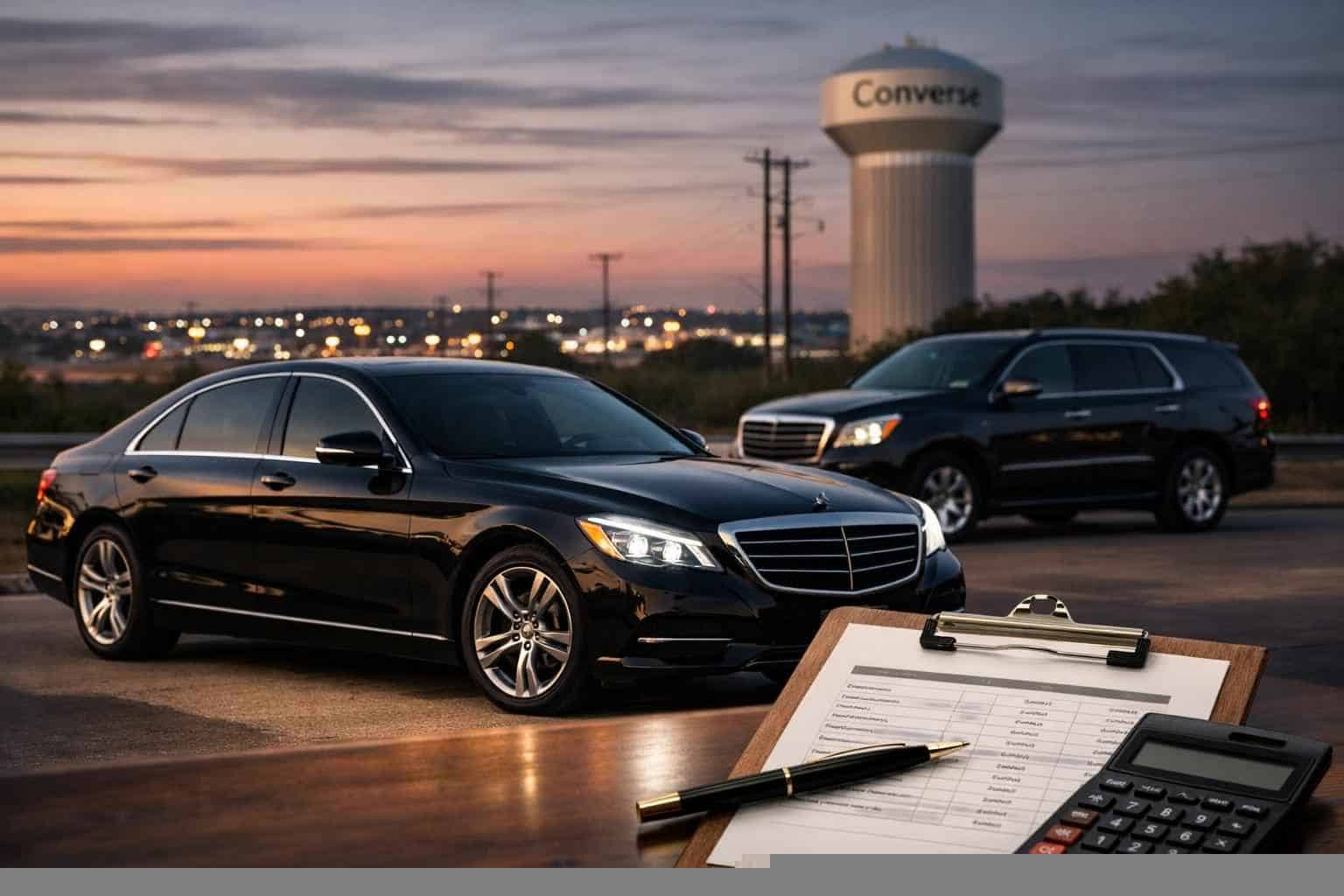 Black Car Service Prices in Converse TX