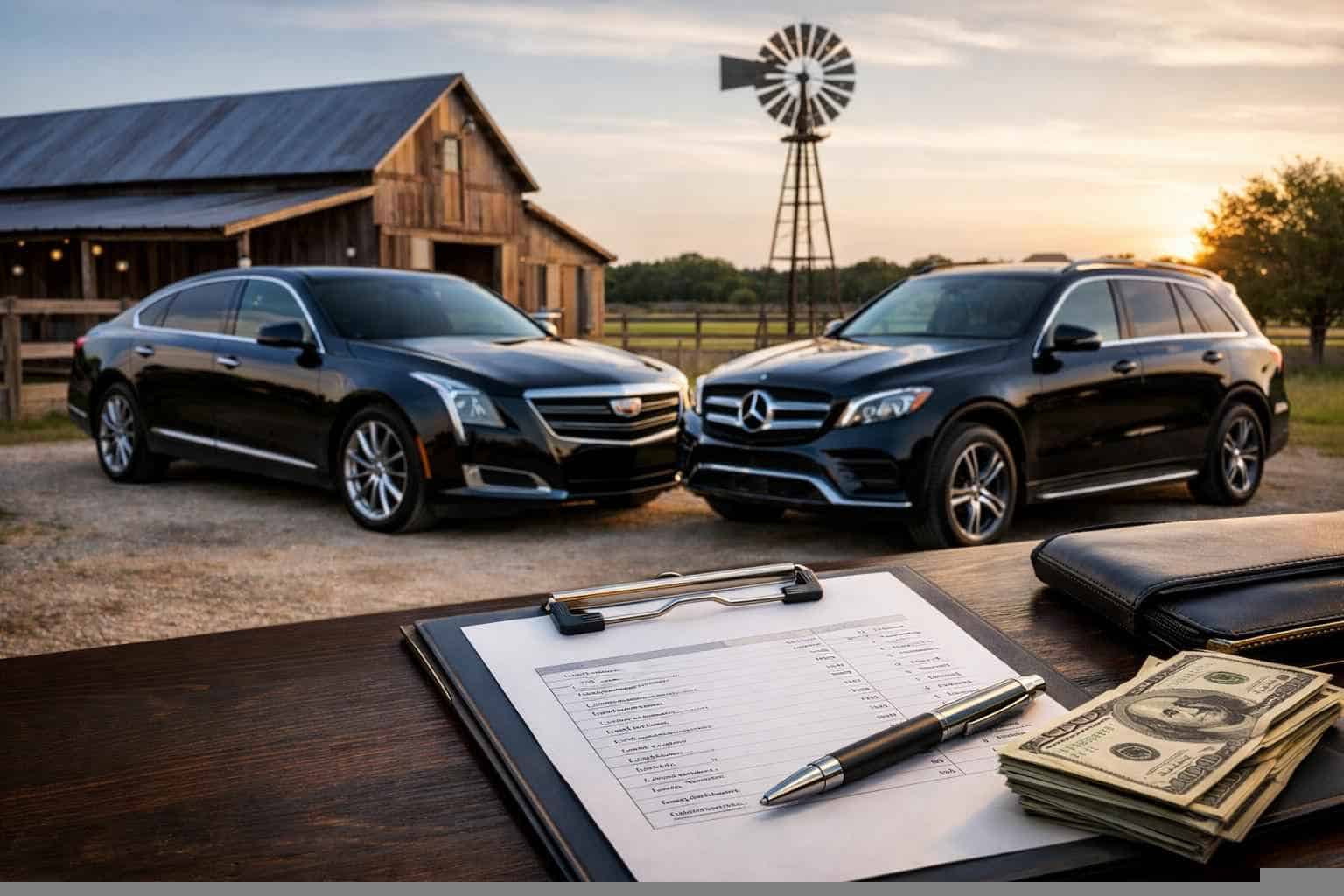 Black Car Service Prices in La Vernia TX