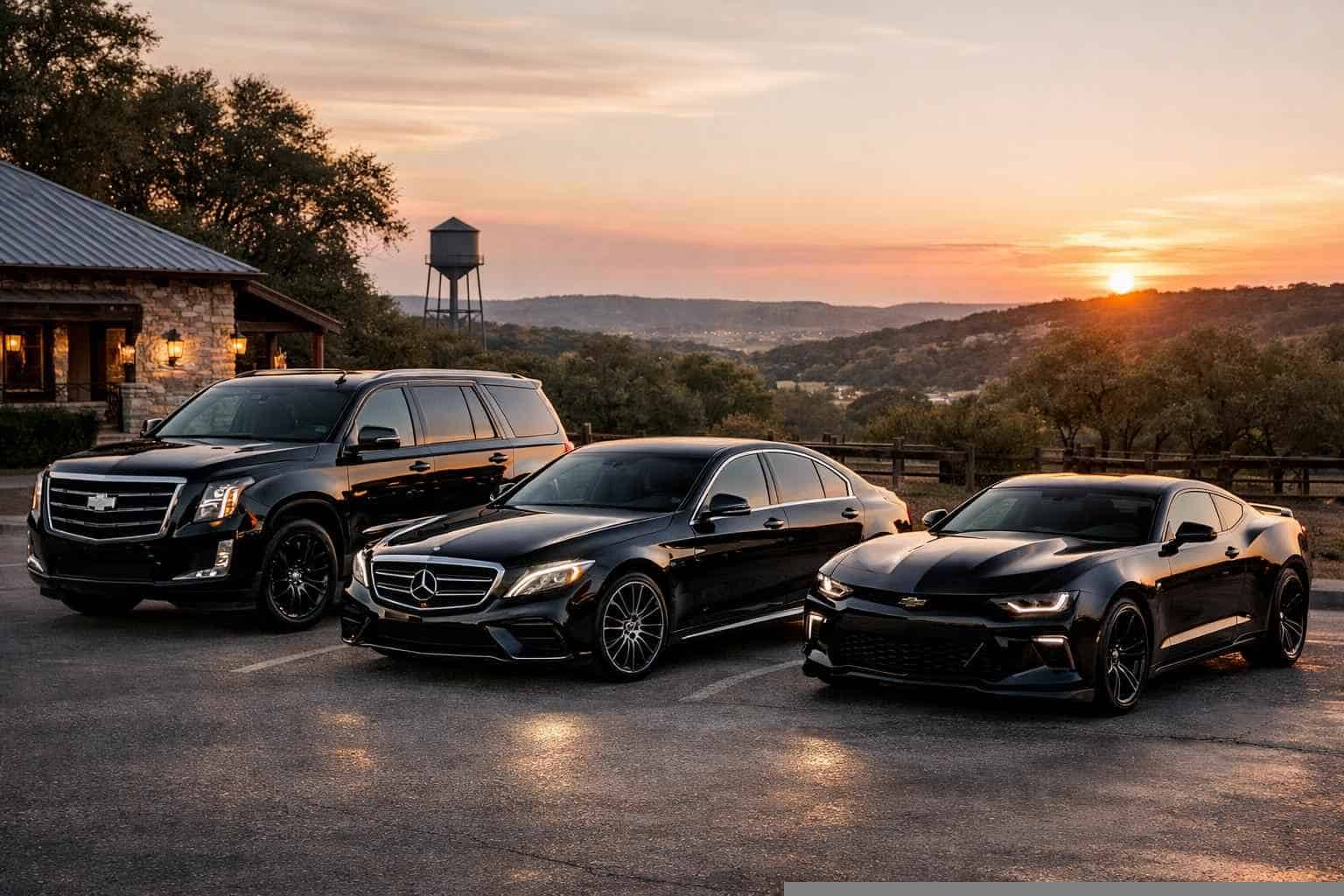 Black Cars in Boerne Texas