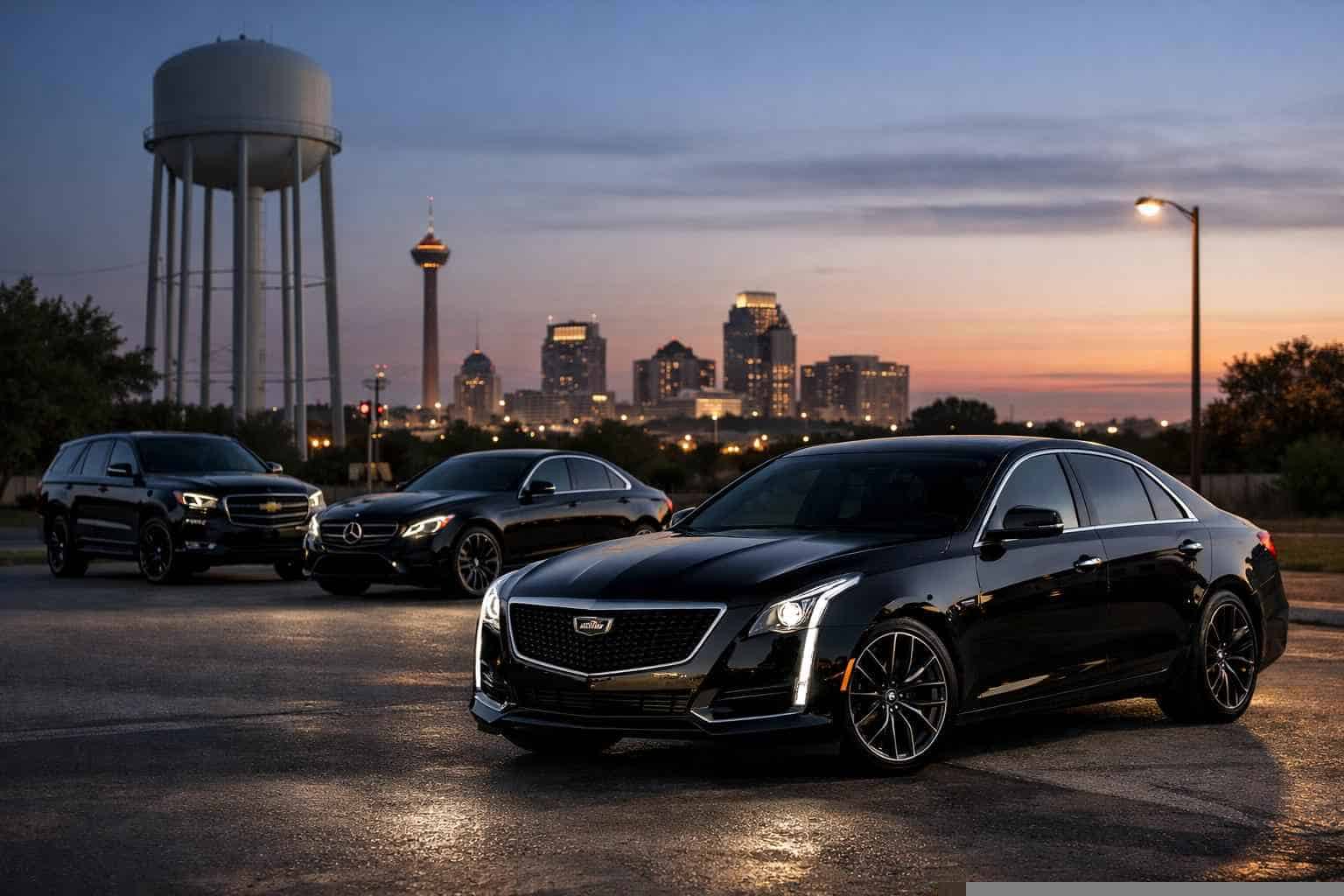 Black Cars in Converse Texas