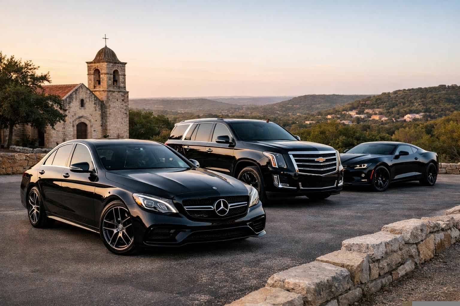 Black Cars in Helotes Texas