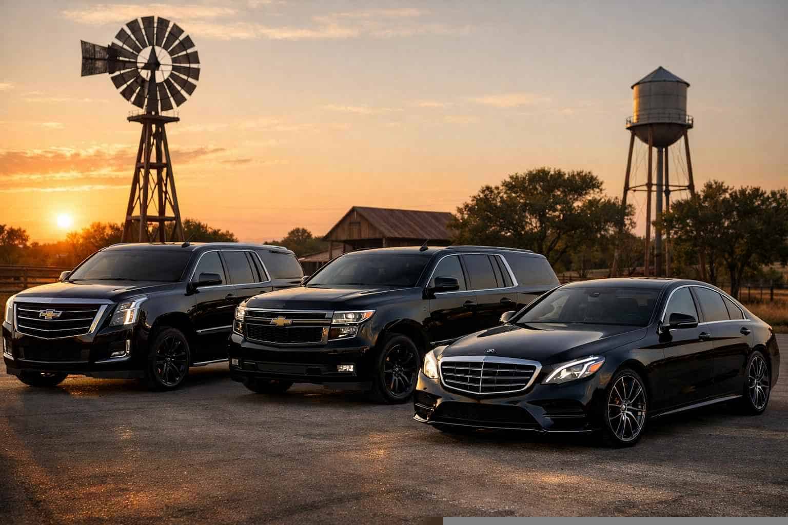 Black Cars in Pleasanton Texas