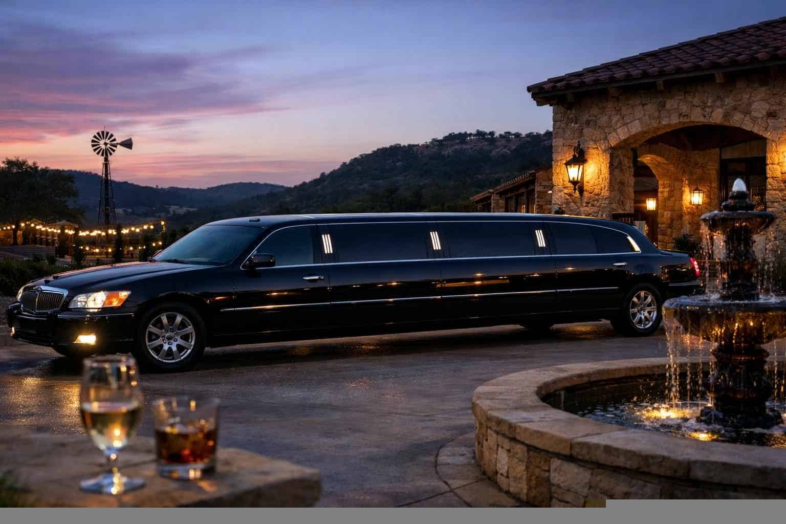 Black Limo Rental Helotes TX