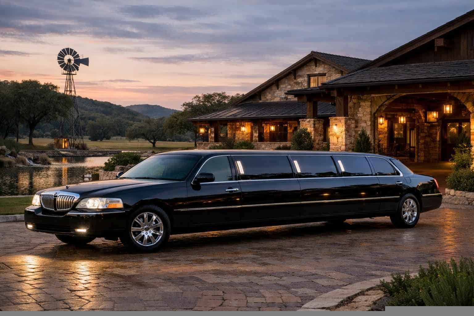 Black Limo Rental Near Me Boerne TX