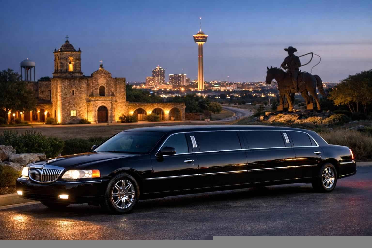 Black Limo Rental Near Me Leon Valley TX
