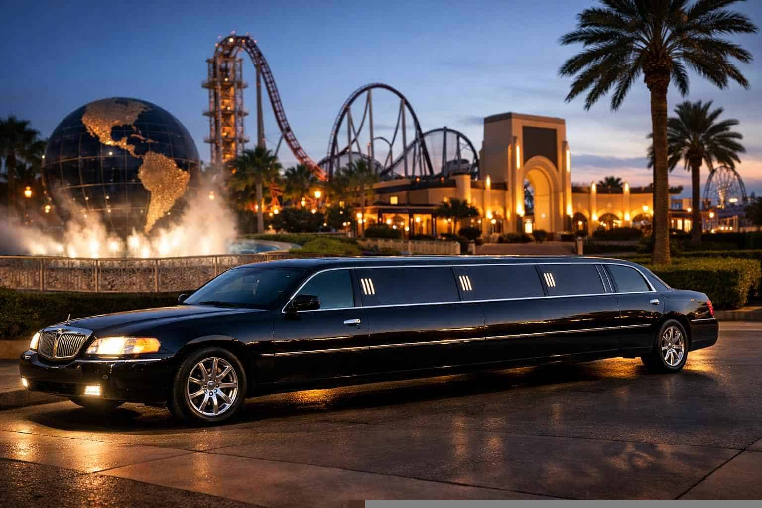 Black Limo Rental Near Me Universal City TX