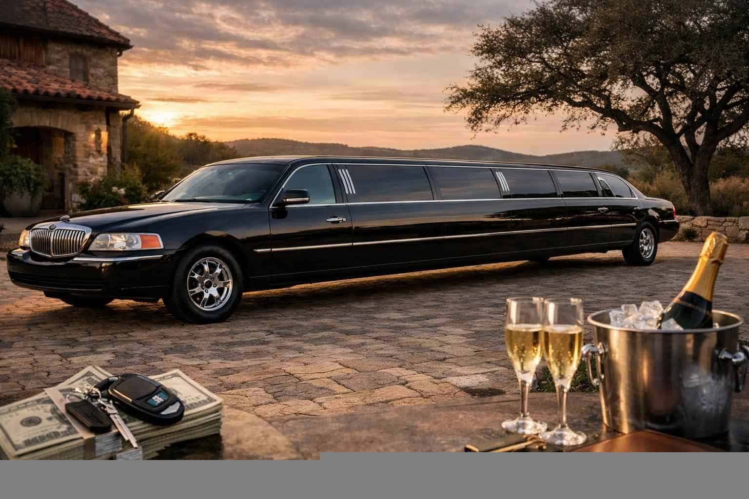 Black Limo Rental Prices In Boerne TX