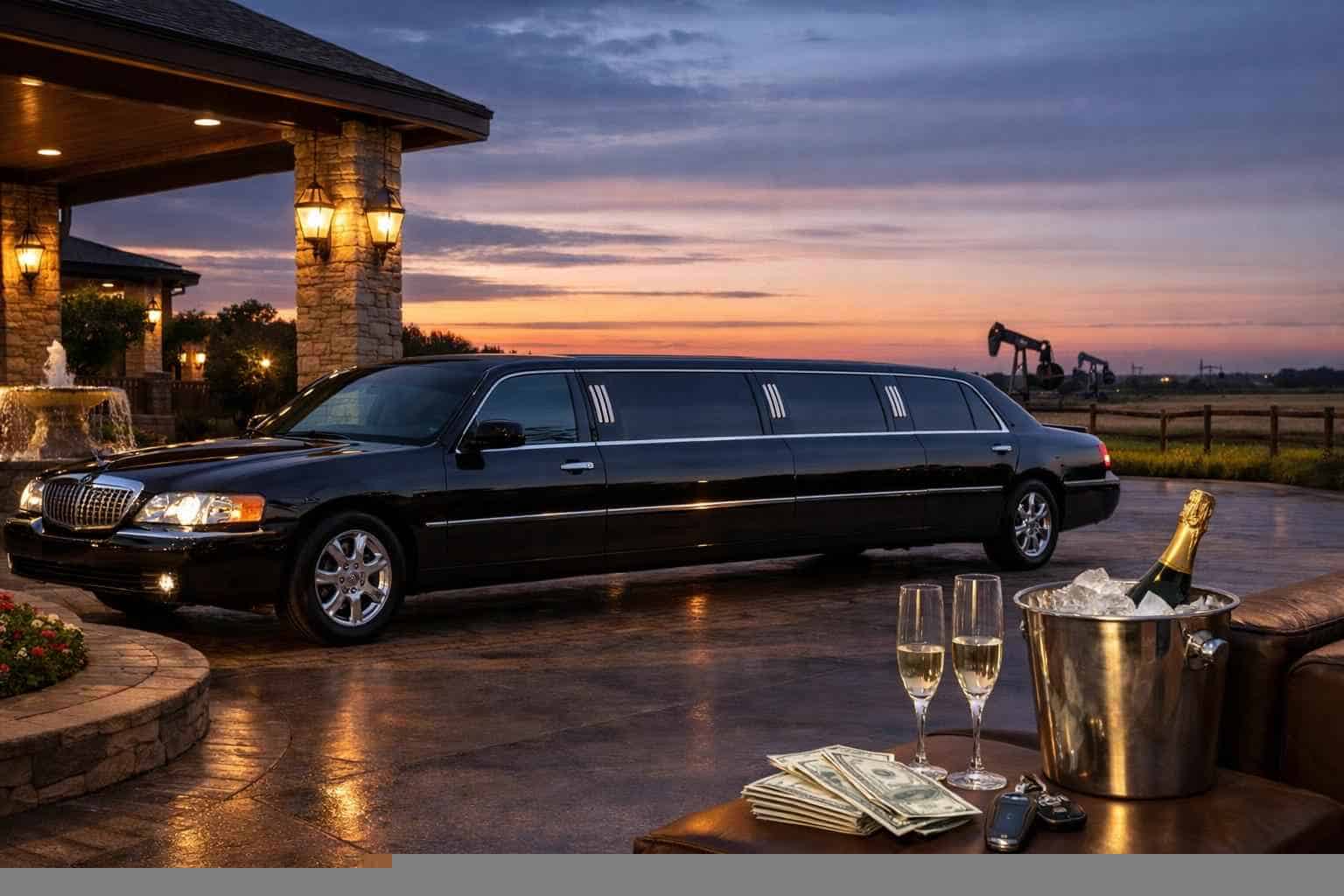 Black Limo Rental Prices in Pleasanton TX