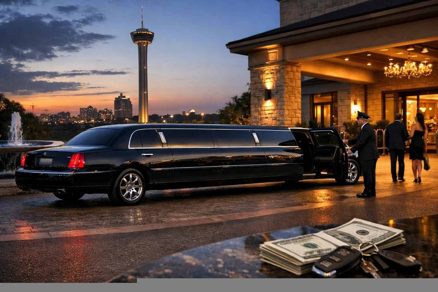 Black Limo Rental Prices in Schertz TX