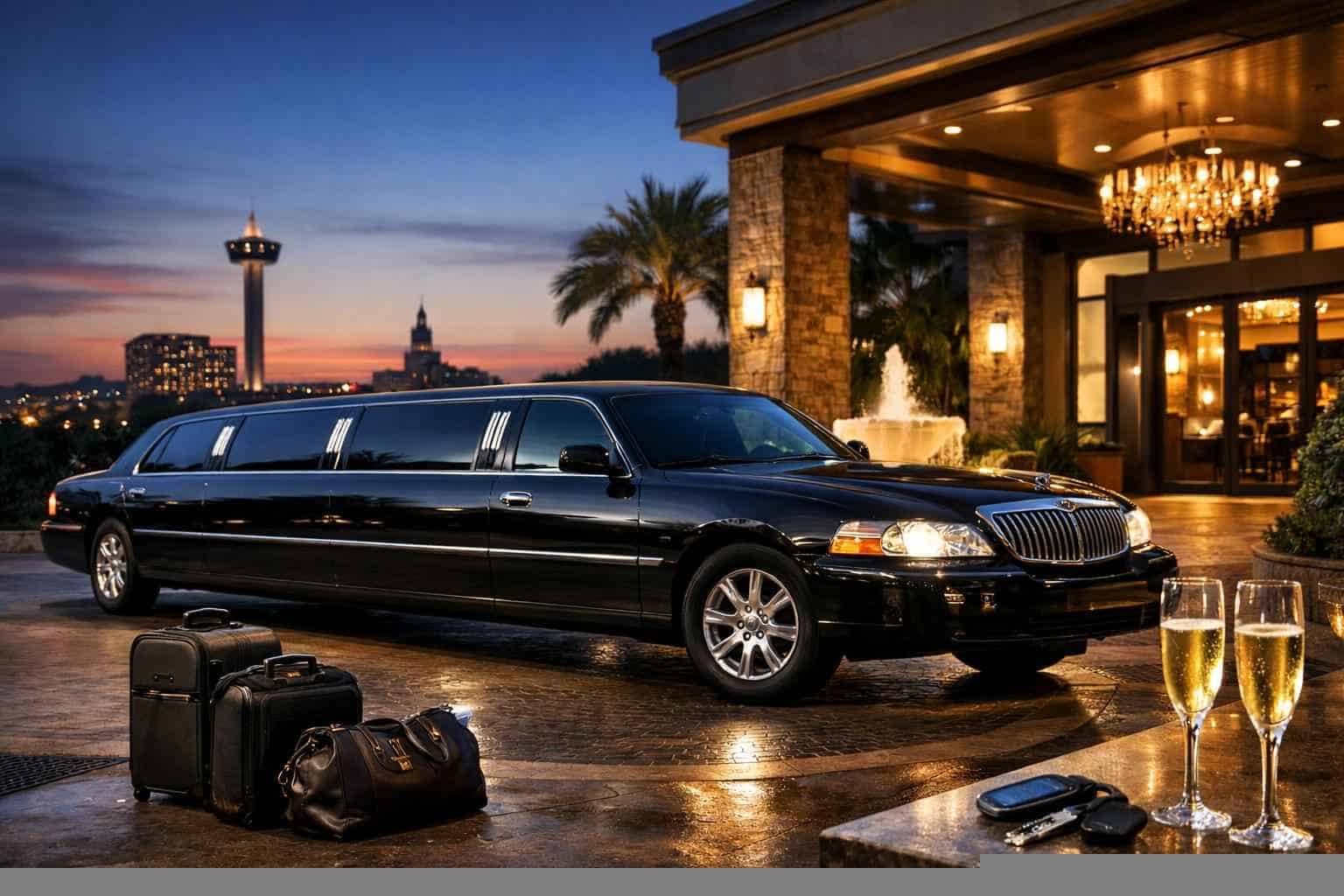 Black Limo Rental Prices in Selma TX