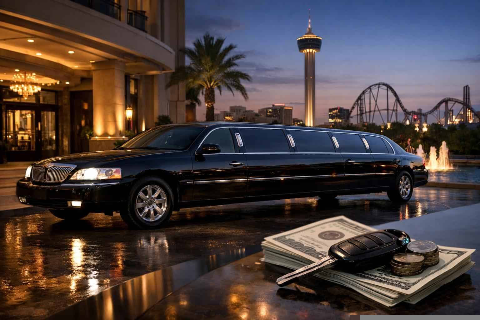 Black Limo Rental Prices in Universal City TX