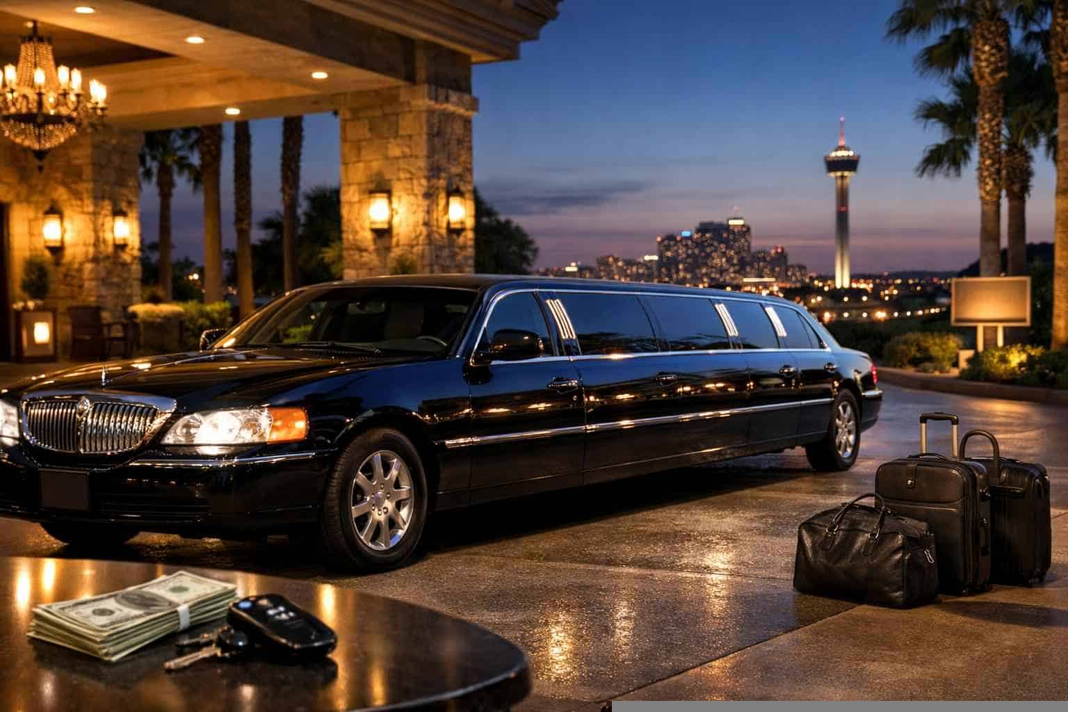 Black Limo Rental Prices in Windcrest TX