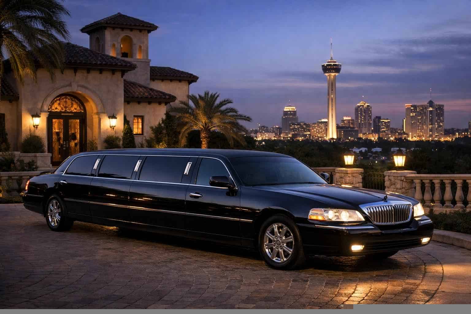Black Limo Rental Services in Alamo Heights Texas