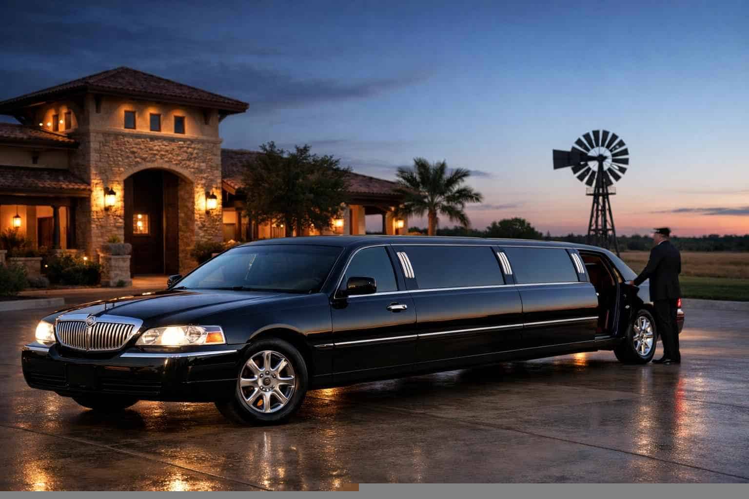 Black Limo Rental Services in Cibolo Texas