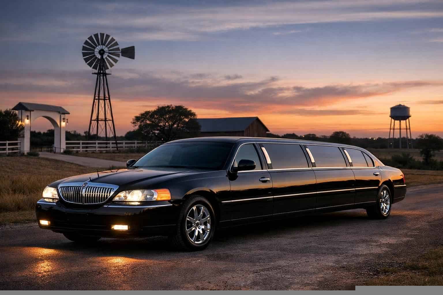 Black Limo Rental Services in Floresville Texas