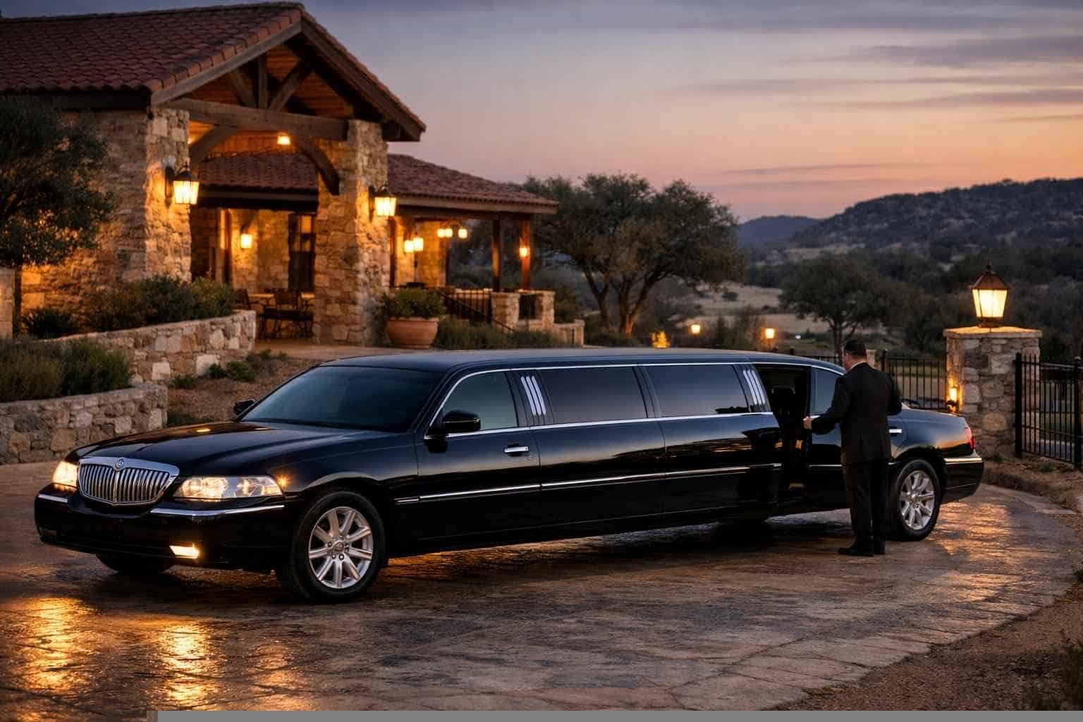 Black Limo Rental Services in Helotes Texas