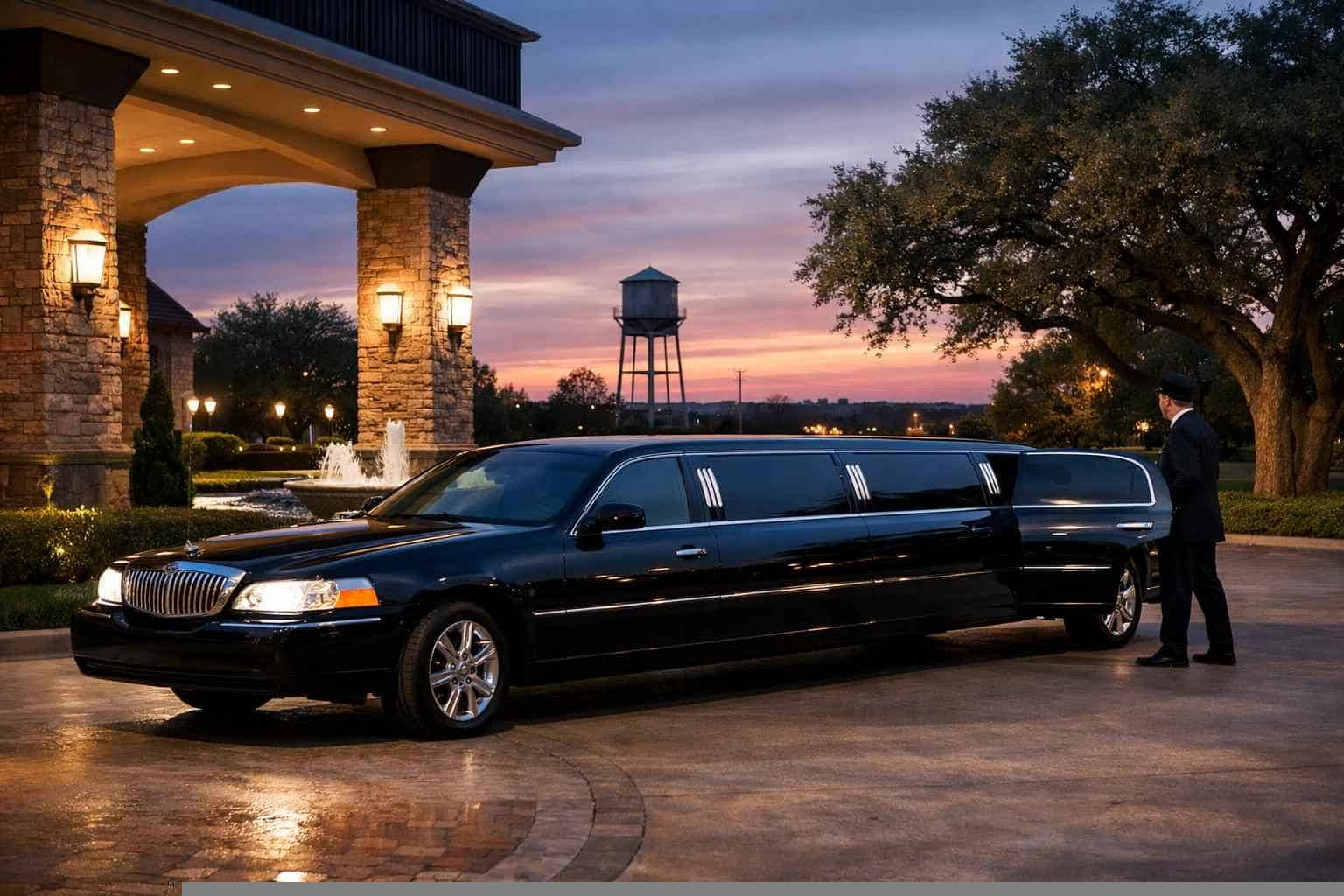 Black Limo Rental Services in Schertz Texas