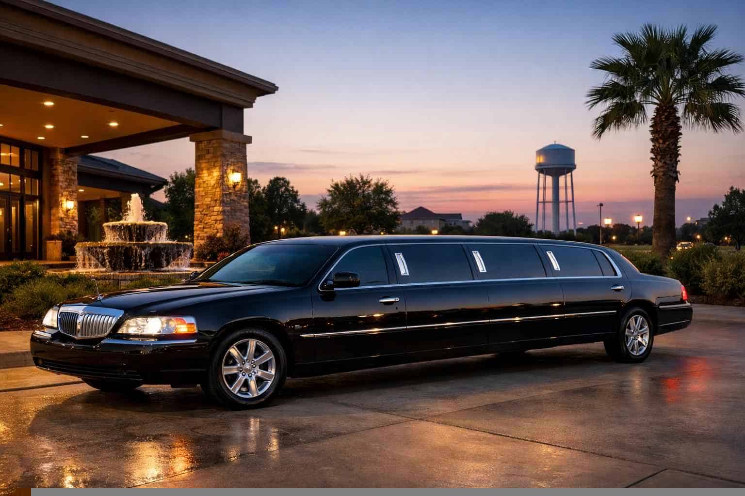 Black Limo Rental Services in Selma Texas