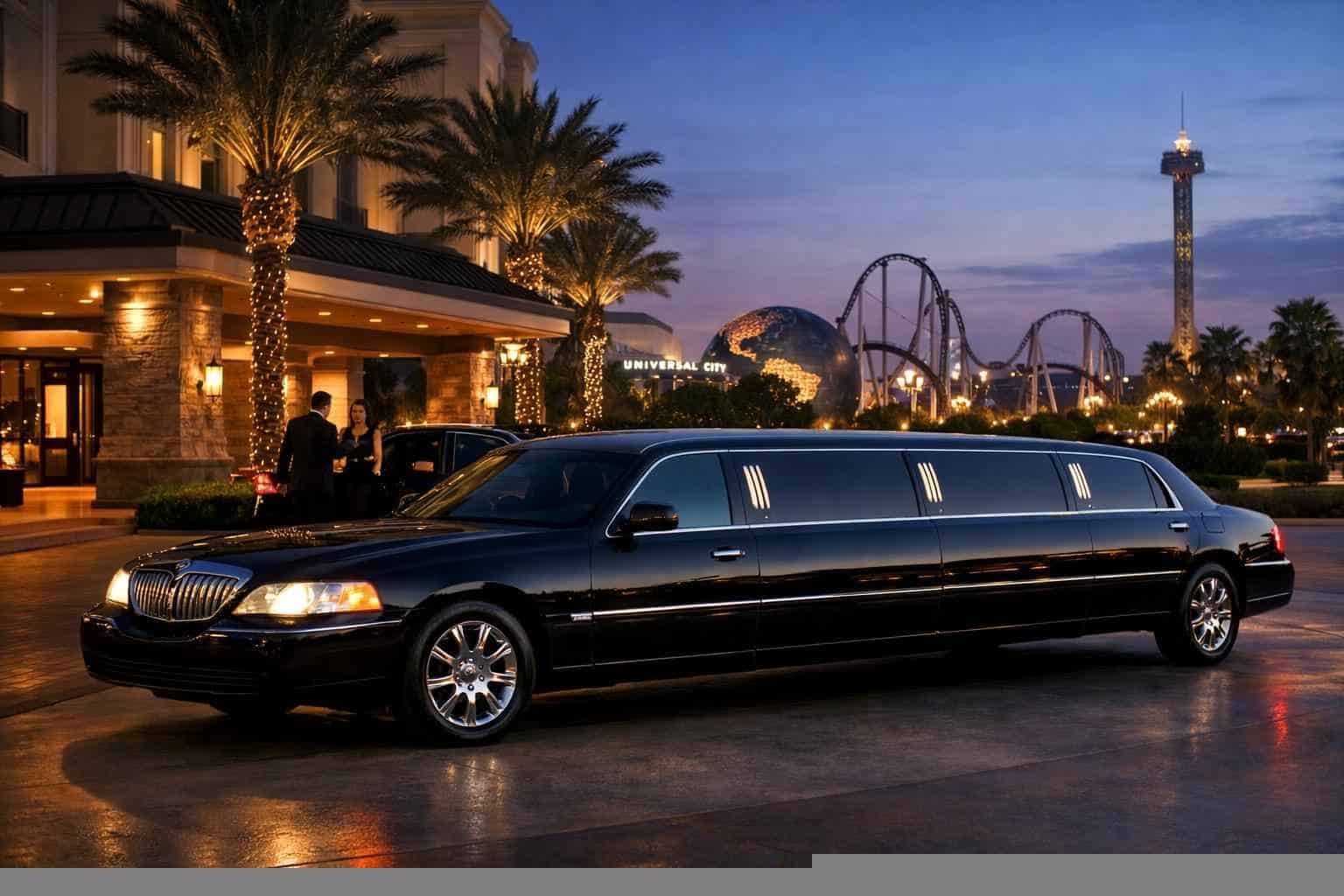 Black Limo Rental Services in Universal City Texas