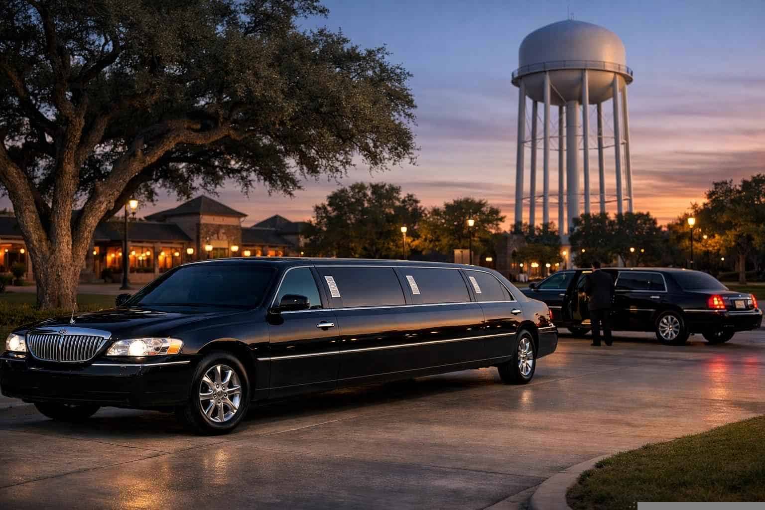 Black Limousines in Live Oak Texas
