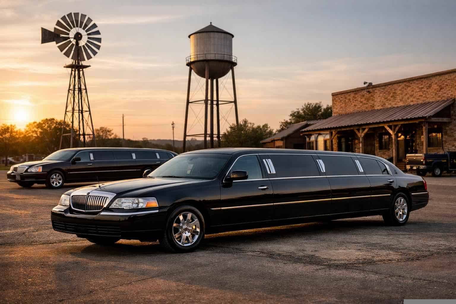 Black Limousines in Pleasanton Texas