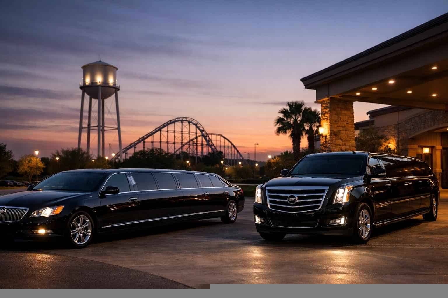 Black Limousines in Selma Texas