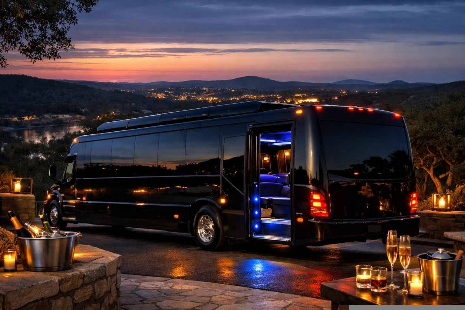 Black Party Bus Service Boerne TX