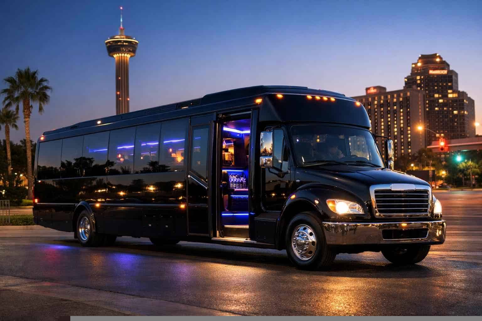 Black Party Bus Service Converse TX