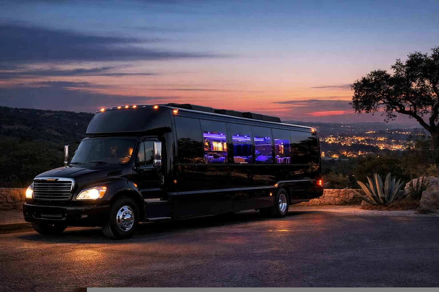 Black Party Bus Service Helotes TX