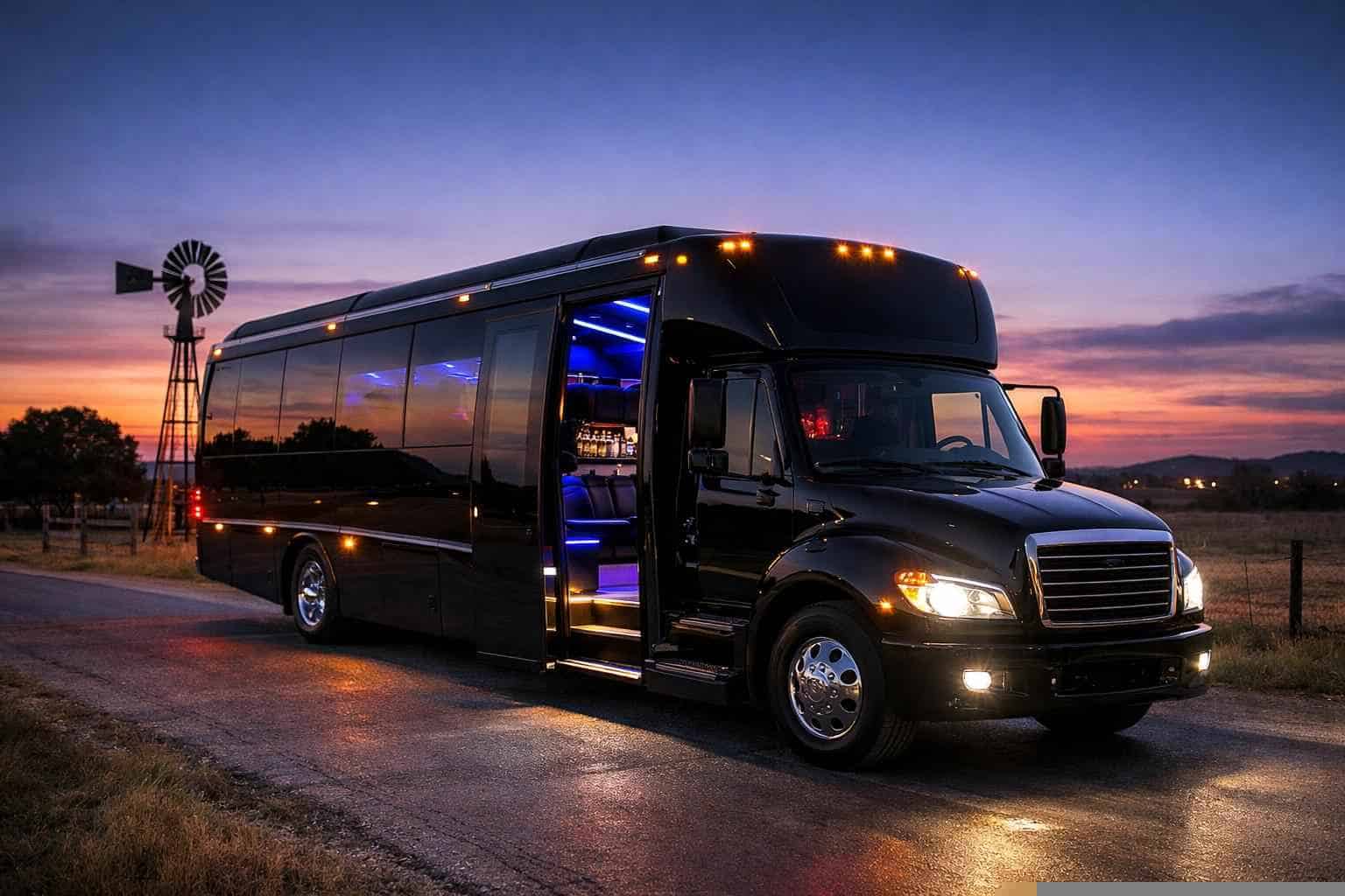 Black Party Bus Service La Vernia TX