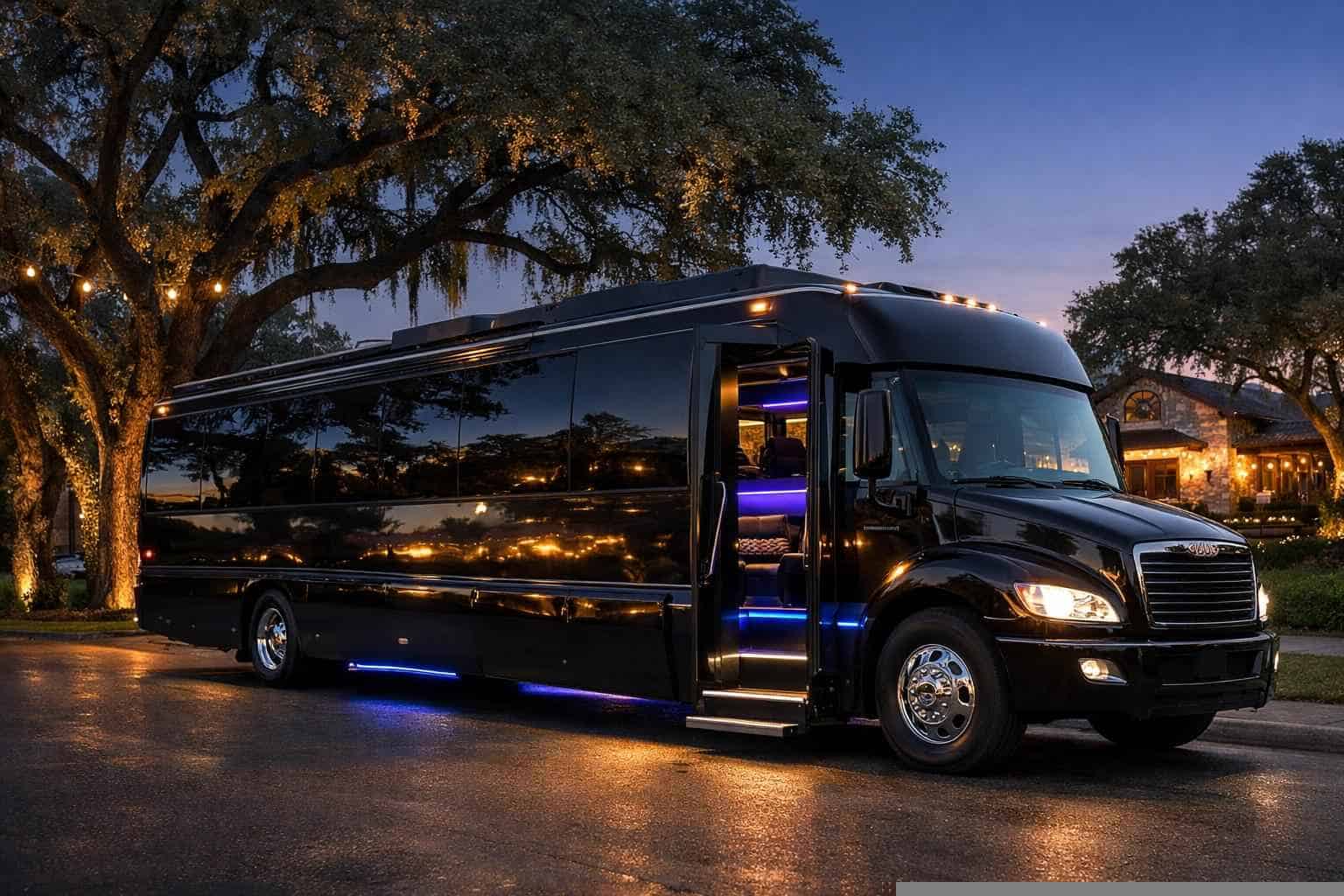 Black Party Bus Service Live Oak TX