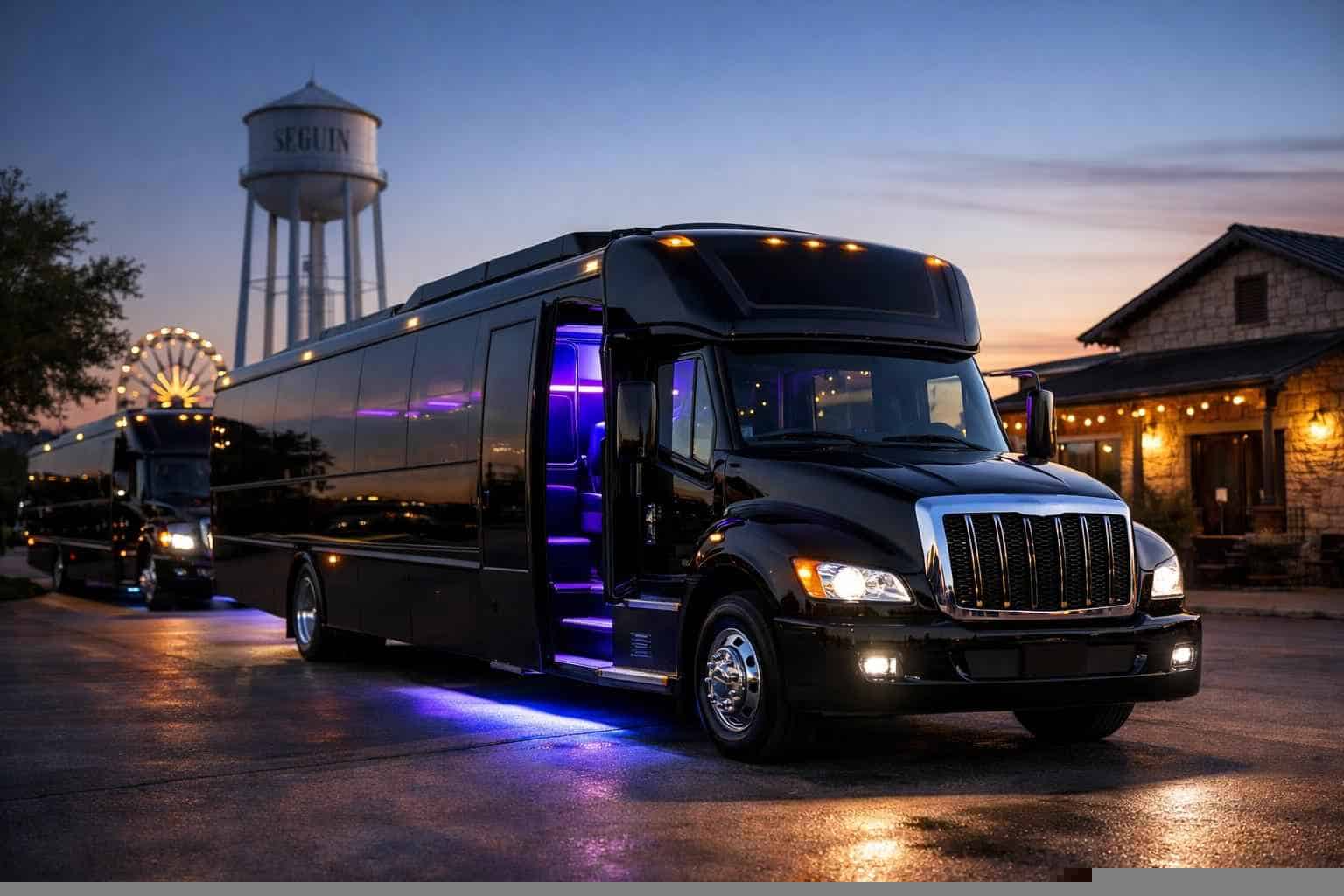 Black Party Buses in Seguin Texas