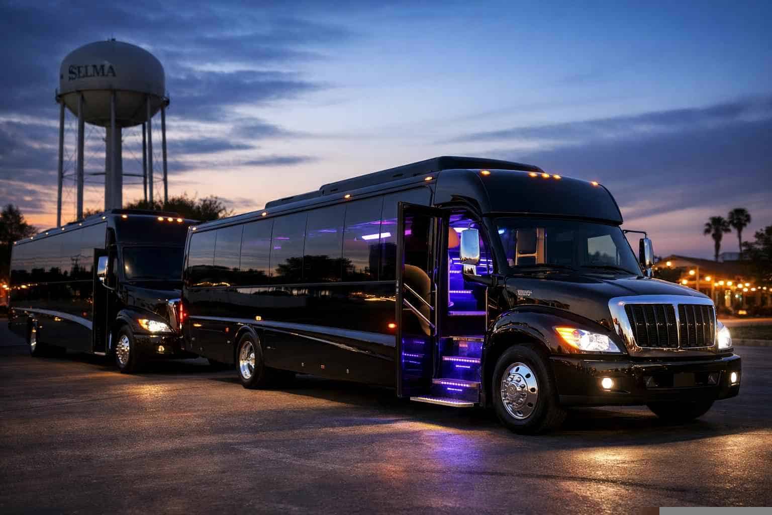 Black Party Buses in Selma Texas