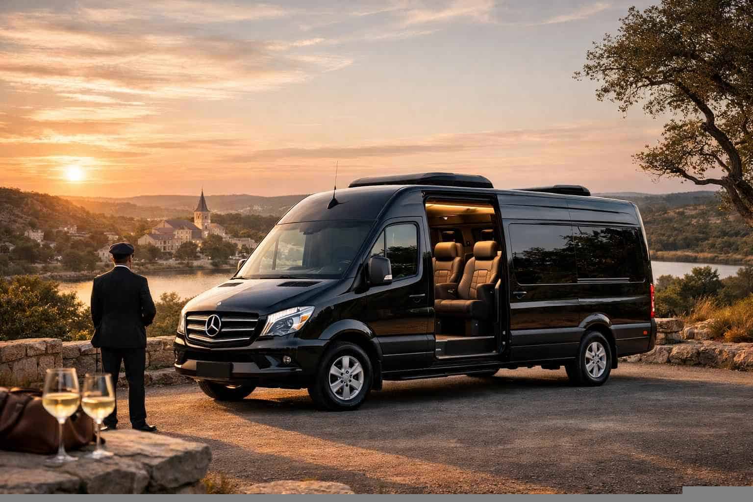 Boerne Texas Sprinter Van Rental with Driver