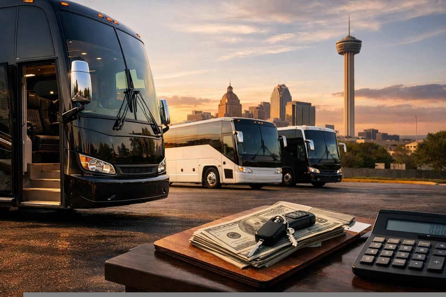 Bus Rental Prices in Converse TX
