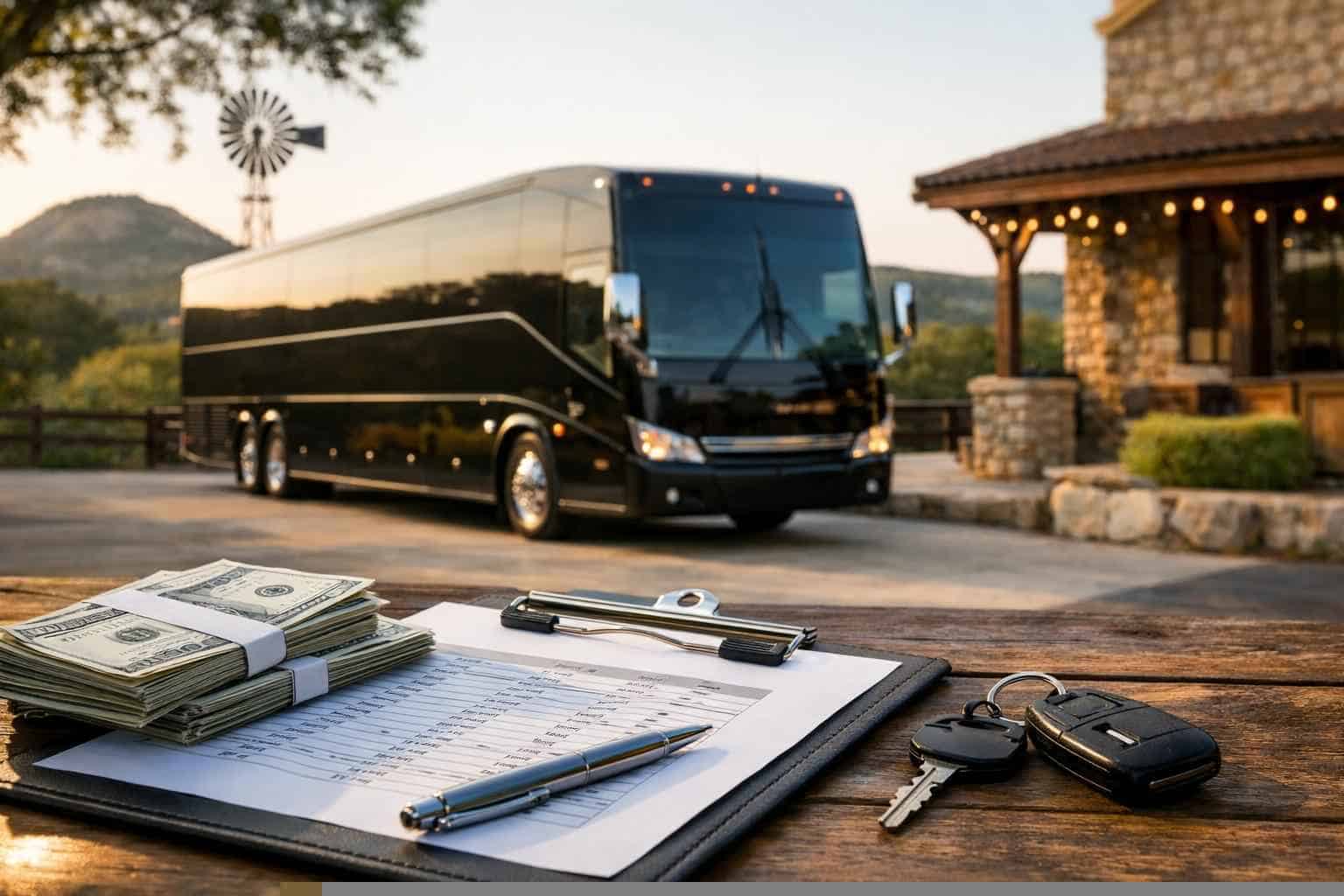 Bus Rental Prices in Helotes TX