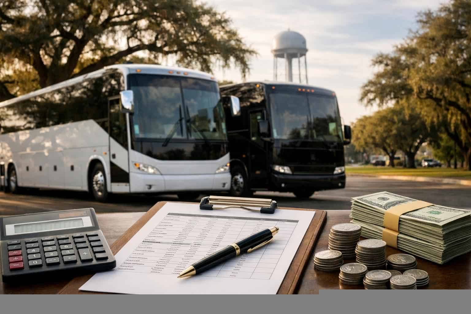 Bus Rental Prices in Live Oak TX
