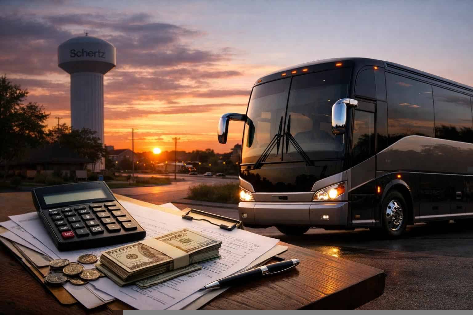 Bus Rental Prices in Schertz TX