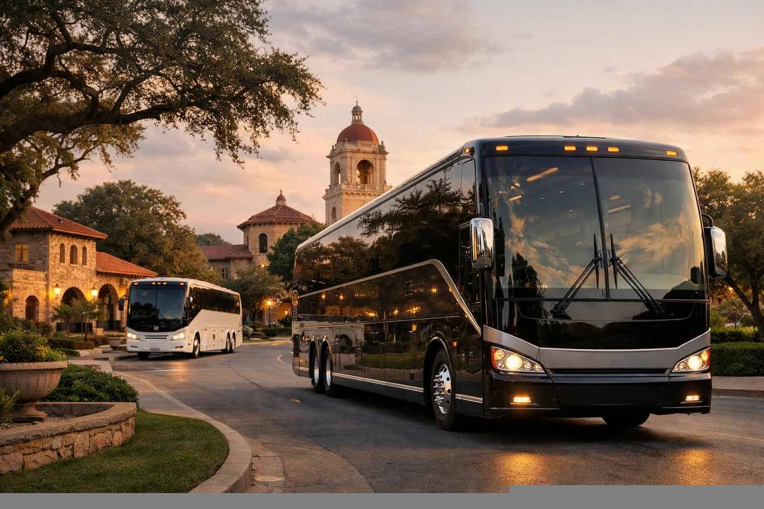 Buses in Alamo Heights Texas
