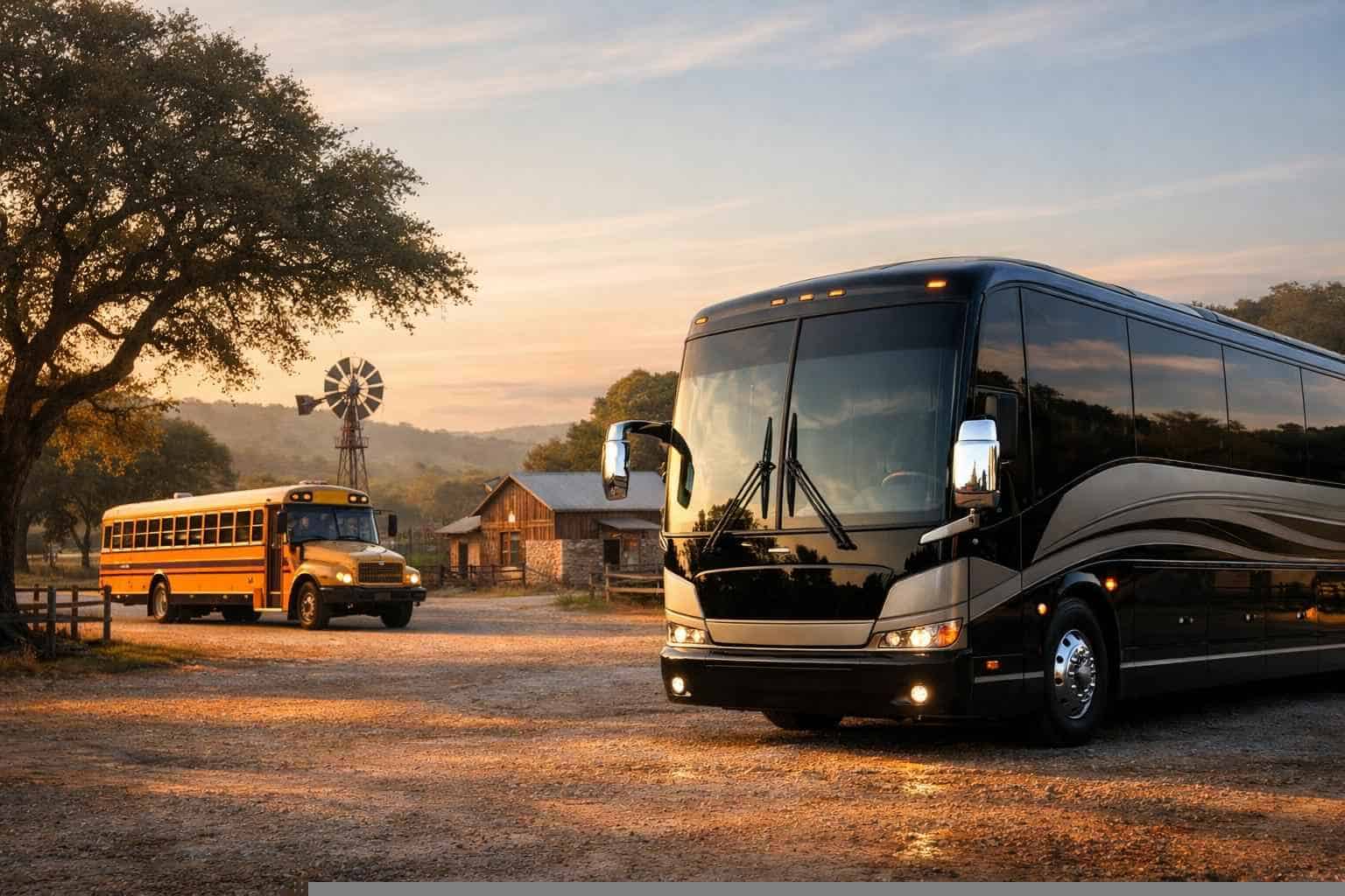 Buses in Bulverde Texas