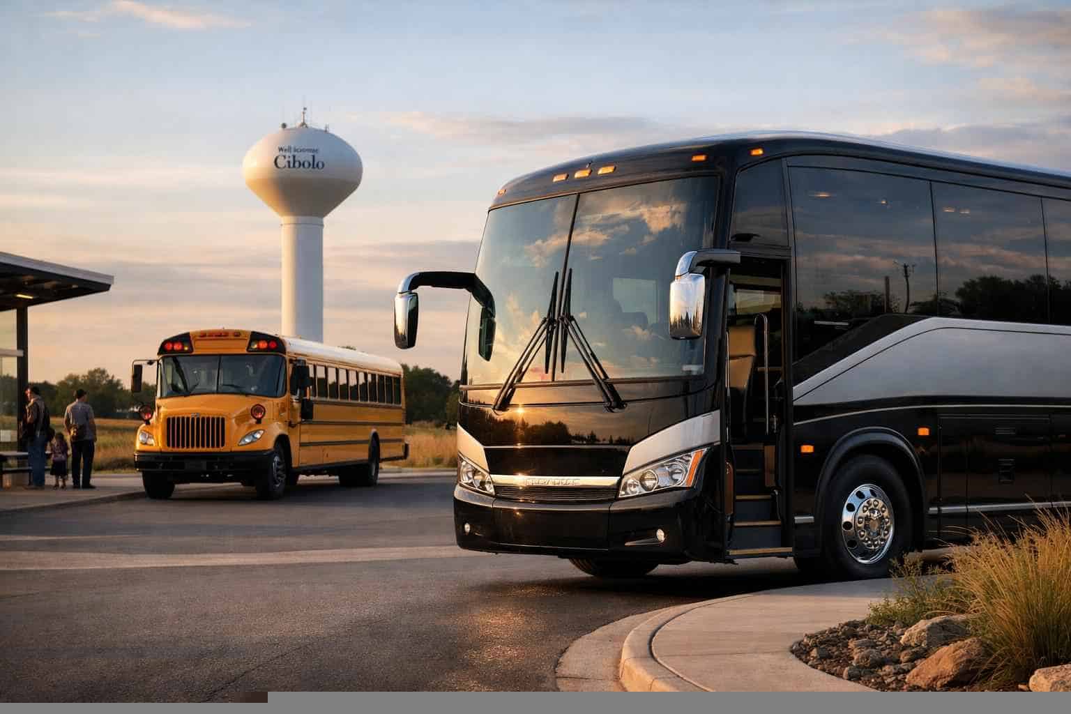 Buses in Cibolo Texas
