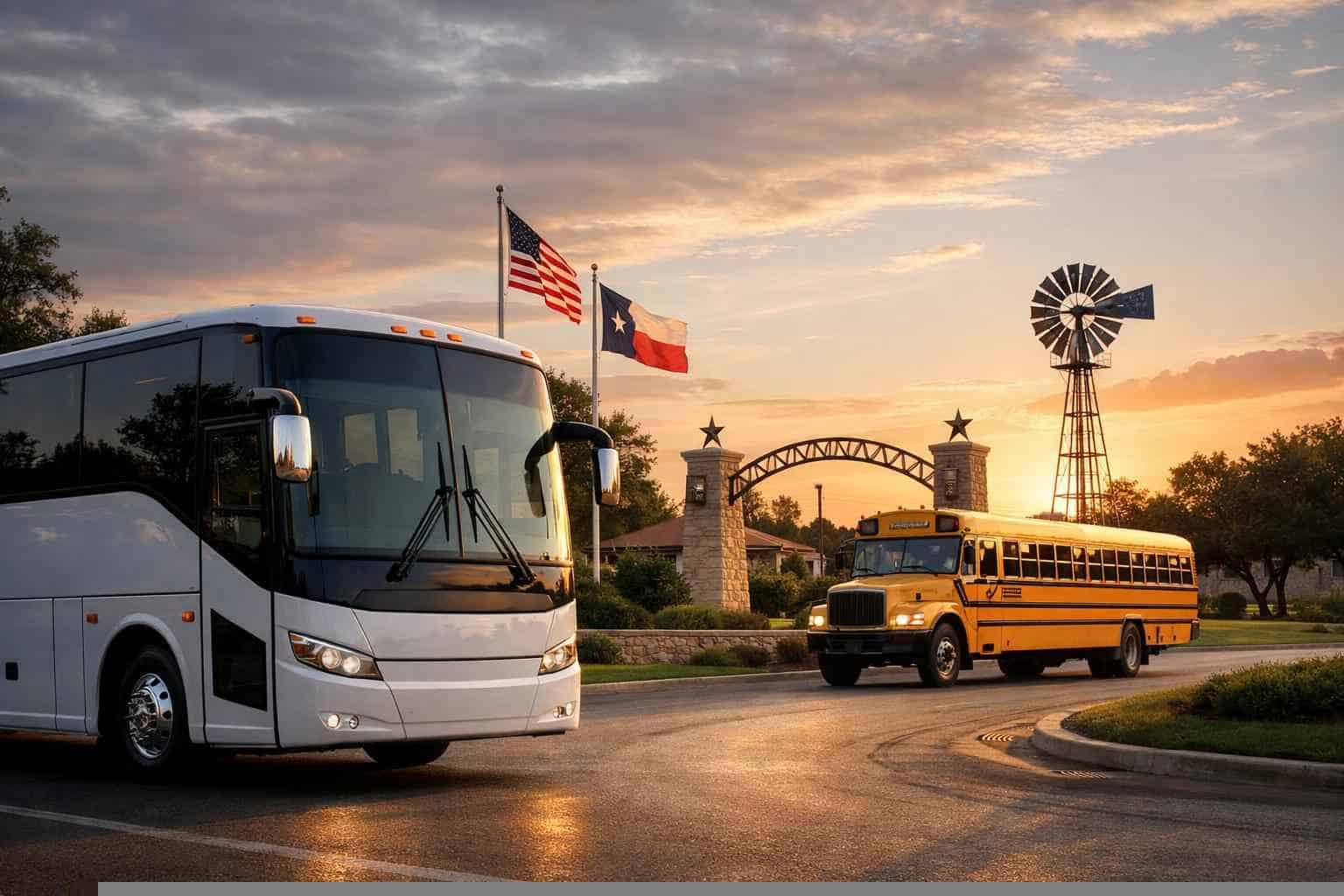 Buses in Windcrest Texas