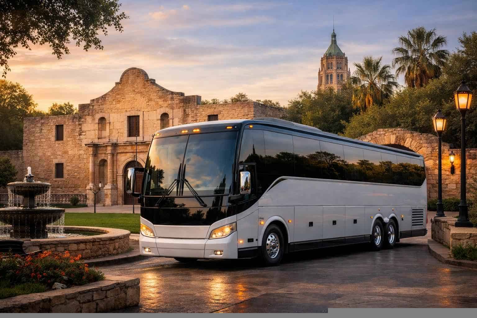 Charter Bus Rental Alamo Heights TX