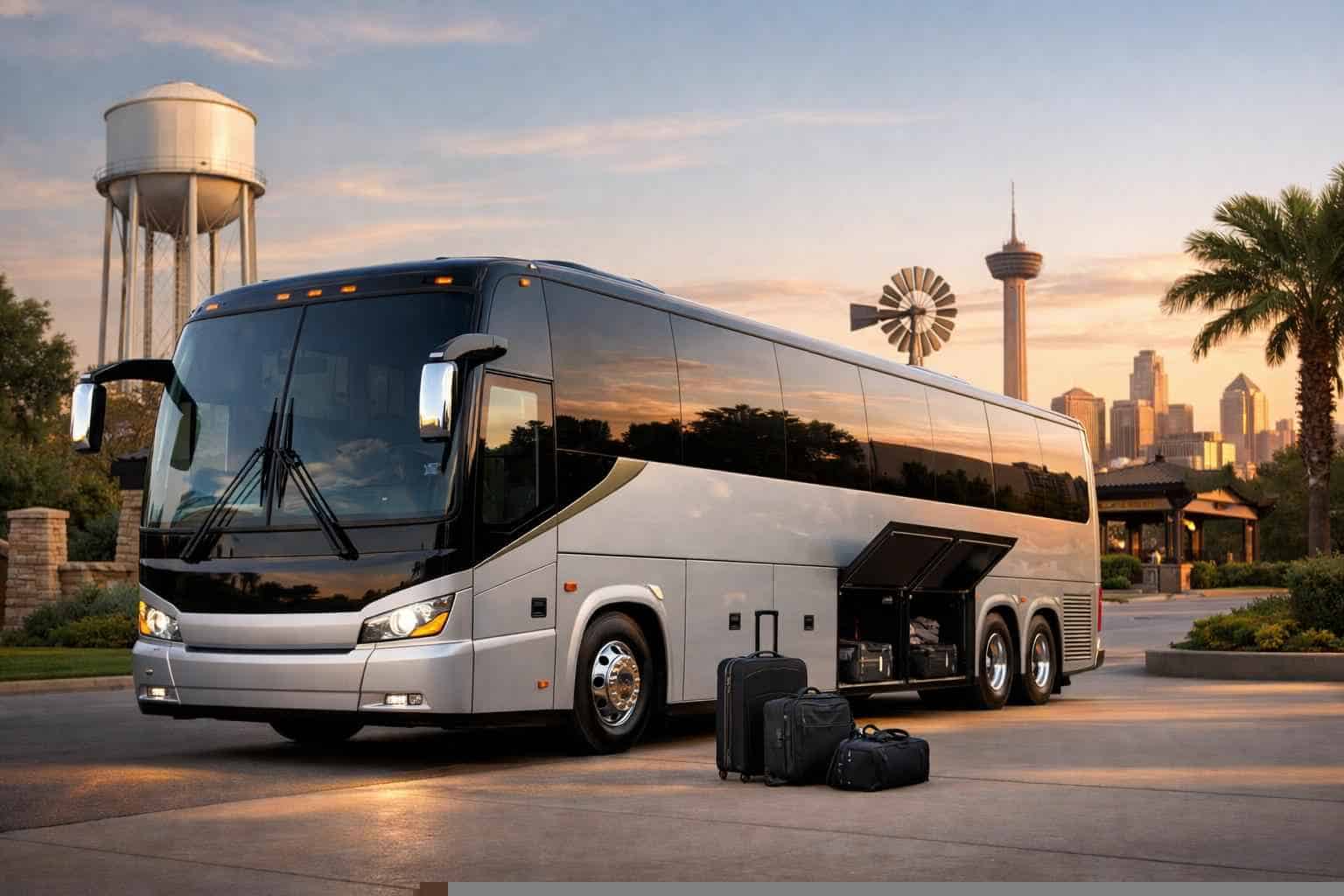 Charter Bus Rental Converse TX