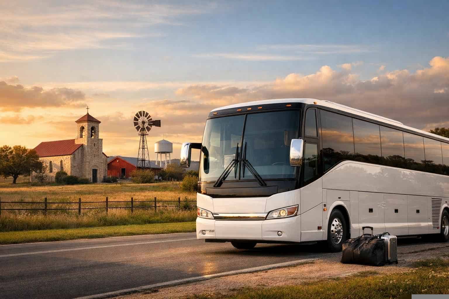 Charter Bus Rental Near Me Cibolo TX