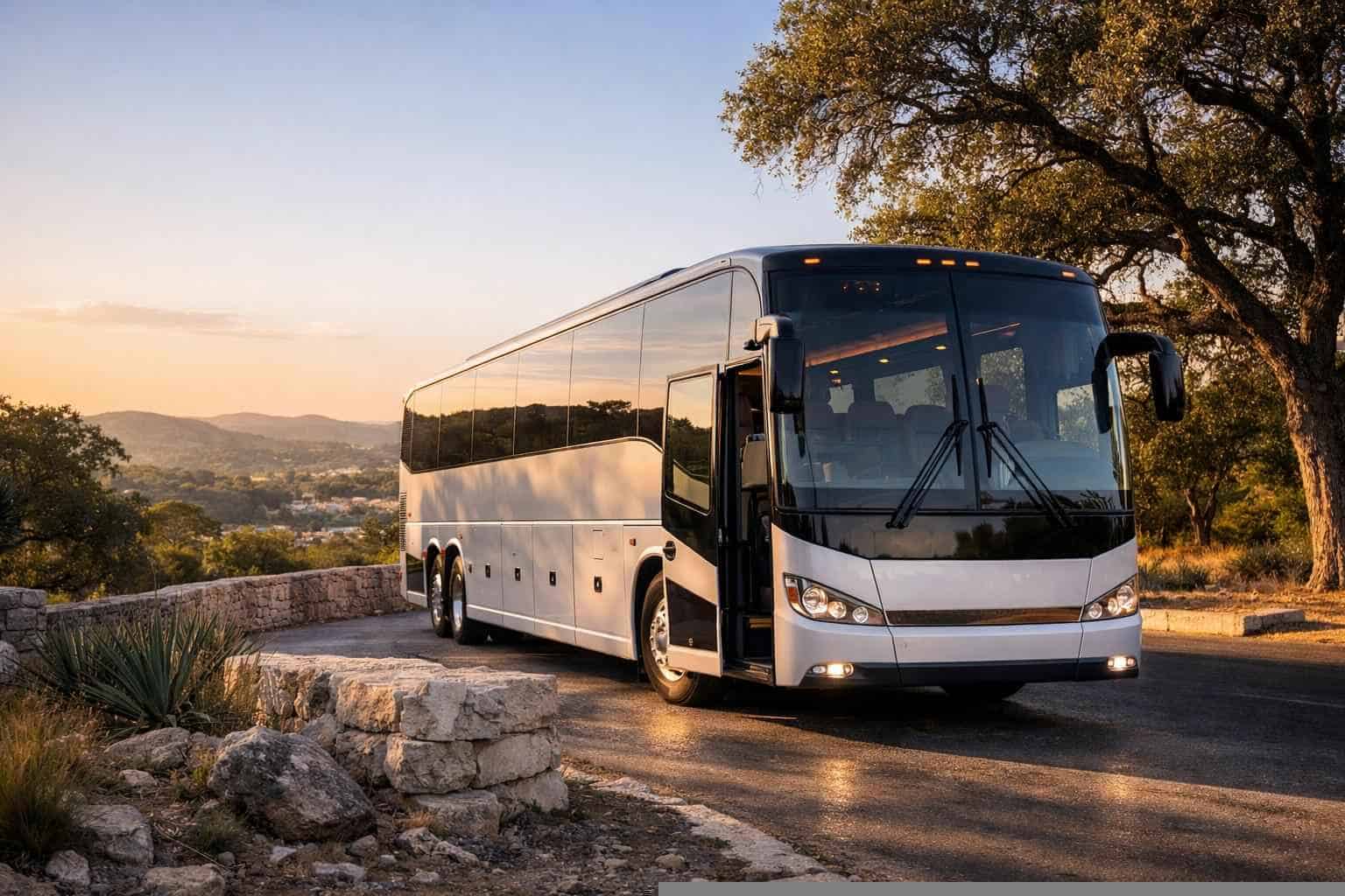 Charter Bus Rental Near Me Helotes TX